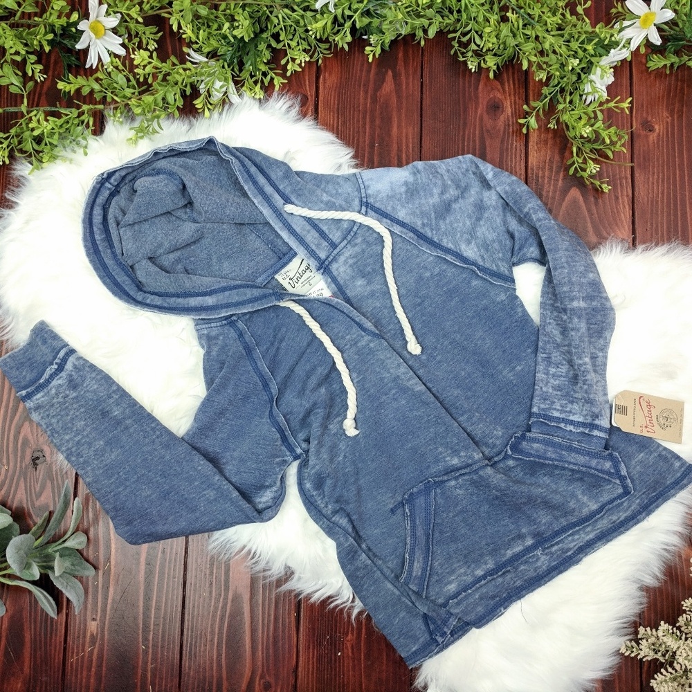 U.S. Vintage blue hoodie